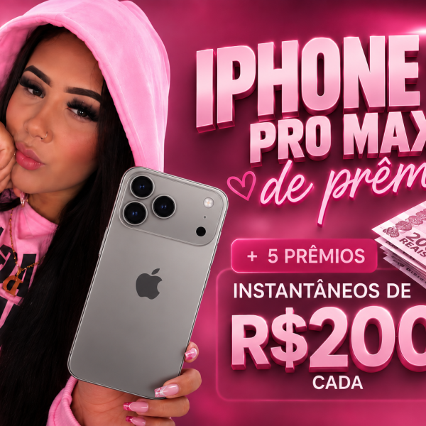 iPhone 17 Pro Max ou R$ 6.000 no Pix